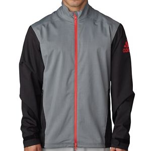 Adidas Golf 17 Climaproof Heathered Veste De Pluie Imperméable Vista Gris/Noir image 1