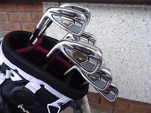 TAYLORMADE PSI IRONS 4-PW STIFF FLEX STEEL SHAFTS. LEFT HANDED image 1