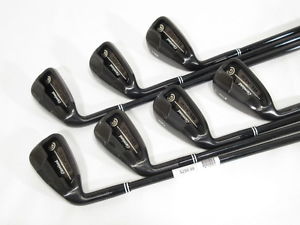 Mint! -LH- CLEVELAND CG BLACK IRONS IRON SET 4-PW Graphite Regular Flex image 1