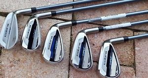 Cobra Max Iron Set 7-PW-GW (5 pieces) RH MFS Series White Tie  Graphite Lite image 1