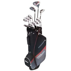 Wilson 1200 XV 10 Mazza Donna Set (10 mazza &amp; Bag) Grafite Bastoni image 1