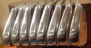 MIZUNO FORGED MP-14 IRONS 3-pw 2 DEGREES UPRIGHT STAMPED WOW image 1