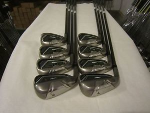 TaylorMade RocketBallz Iron Set - 4-PW, AW - RBZ 65 Regular Flex Graphite - LH image 1
