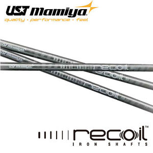 8 UST Mamiya Recoil 460 F3 Irons Graphite Regular Flex Parallel Tip Shafts image 1