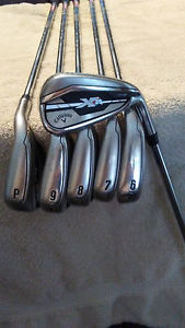 Callaway Big Bertha Steel iron Set 5-PW True Temper Speedstep 80 Regular RH image 1