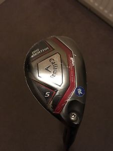 NEW Callaway Big Bertha #5 Hybrid / 25 deg Adjustable / Recoil Reg Flex Shaft image 1