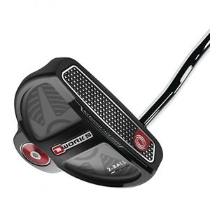 ODYSSEY O-WORKS 2-BALL PUTTER NEW FOR 2017  35 INCH SUPER STROKE PISTOL GRIP. image 1