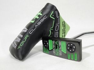 -NEW- MLA GOLF TOUR CLASSIC BLACK EDITION PUTTER w/ SuperStroke &amp; Headcover image 1