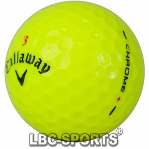 400 CALLAWAY HEX CROMADO PLUS PELOTAS DE GOLF AAAA / AAA LAKEBALLS YELLOW image 1