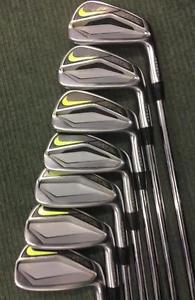 *USED R/H* NIKE PRO COMBO IRONS 4 - PW (DYNAMIC GOLD STIFF STEEL SHAFT) image 1