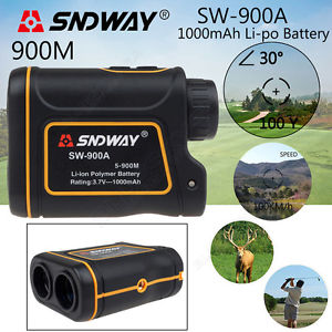 SNDWAY Monocular Rangefinder Laser 900M Angle Meter Speed Measurer Li-po Battery image 1