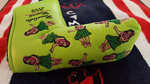Scotty Cameron 2004 Hula Lime Blade Putter Headcover cover w/divot tool MINT image 1