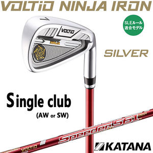 KATANA GOLF JAPAN VOLTIO NINJA IRON SILVER  AW or SW (Single club) 2017 MODEL image 1