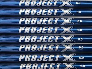 PROJECT X GRAPHITE BLUE 3-9PW 6.0 STIFF .355 GRAPHITE SHAFT SET image 1