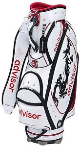 advisor Caddie Bag ADB1108 White from Japan New image 1
