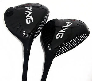 Ping G25 Fairway 3 e 5 Wood Pacchetto (2 Mazza) TFC 189 Rigida Grafite Flex image 1