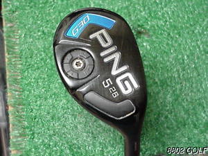 Nice Ping G30 26 degree 5 Hybrid Ping Tour 90 Graphite Stiff Flex image 1