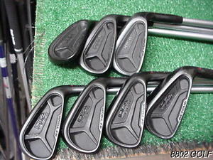 Rare Tour Issue Adams Black A4 Tour Idea Irons Set is 4-PW Kbs C-Taper Regular image 1