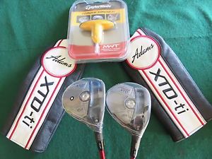 NEW * Adams XTD 15 &amp; 18* Ti 5 Wood Matrix Red Tie REGULAR + HC + TOOL .. #5330 image 1