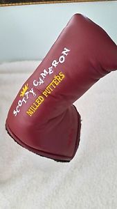 scotty cameron burgundy milled putter  cover image 1
