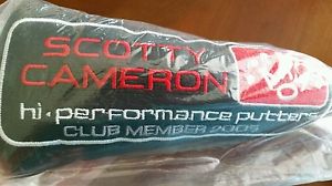 2005 Scotty Cameron Club Cameron putter head cover, image 1
