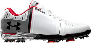 NEW Under Armour Jordan Spieth One White/Red/Black Golf Shoes Mens Size 12 image 1