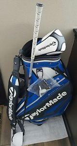 Taylormade SLDR white driver and Staff bag image 1