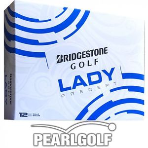 72 BRIDGESTONE LADY PRECEPT MODELL 2017 GOLFBÄLLE - WEIß - NEU - 6 DUTZEND image 1