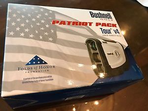 New Bushnell Tour V4 Jolt Technology Laser Golf Rangefinder V 4 Patriot Pack image 1