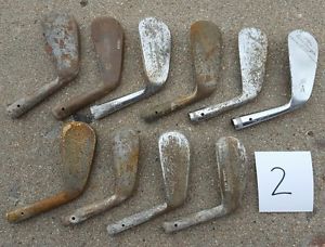 Lot of 10 antique Golf Club heads-2 image 1