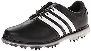 adidas Golf Mens Pure 360 LTD Core Black/Running White/Silver Metallic 7.5 E - image 1