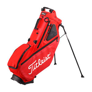 Titleist Japan Golf Caddy Carry Athlete Stand Bag 9.5inch TB7SX6 Red image 1