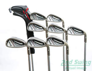 Ping 2014 Karsten Iron Set 4H 5-PW GW SW Graphite Regular Right White Dot 38.25 image 1