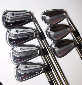 TaylorMade Tour Preferred CB &amp; MC Custom Ferri/4-PW 7 Irons/In Acciaio Rigido image 1