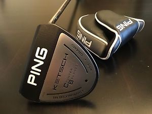 PING Ketsch Counter Balance Putter + Cover 34.5" Black Dot image 1
