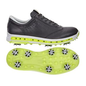 Ecco Golf 2017 Cool GORE-TEX Leather Waterproof Men's Golf Shoes (Black) image 1