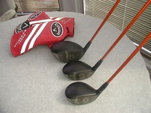 2016 CALLAWAY GREAT BIG BERTHA WOODS(1,3,&amp;5) GRAPHITE DESIGN TOUR AD DI-5 R1 ! image 1