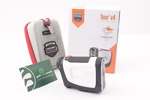 BUSHNELL TOUR V4 LASER RANGEFINDER / WHITE / WITH JOLT + PINSEEKER / 63074 image 1