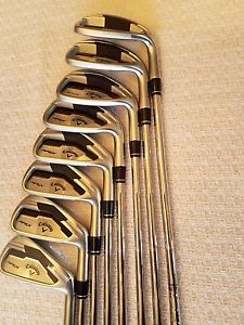 Callaway Apex Forged Iron Set 4-AW with True Temper XP95 R300 Steel Shafts image 1