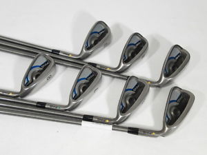 PING GMAX Yellow Dot IRONS (5-PW,UW) w/ Aerotech SteelFiber i110cw REGULAR image 1