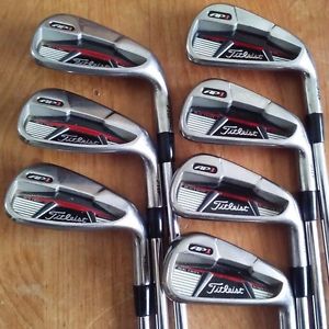 Titleist AP1 710 Iron Set 4-PW Regular Flex Steel Dynamic Gold High Launch R300! image 1