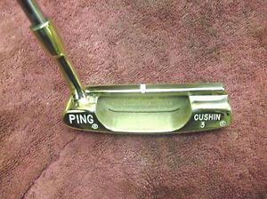 Ping Cushin 3 Putter Maganese Bronze,RH, Restored, Hand Polished, Ping Grip image 1