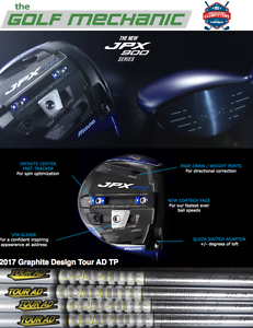 MIZUNO JPX 900 Driver w/ 2017 Graphite Design Tour AD TP Shaft image 1