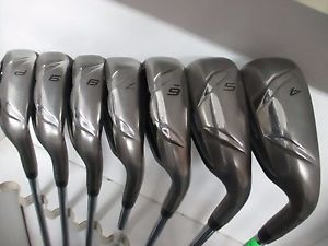 USED TAYLORMADE RBZ 4-PW IRON SET STIFF FLEX SHAFTS image 1