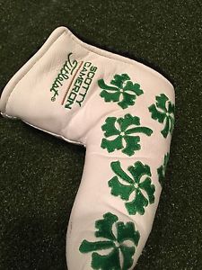 2008 Scotty Cameron Dancing 4 Clovers St Patrick's Day head cover One Of Rarest image 1