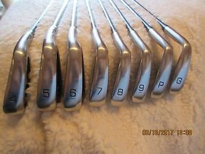 MIZUNO JPX 825 PRO FORGED IRONS 4 THRU GW GRAPHITE SENIOR EXCELLENT image 1