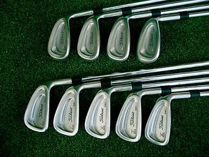 FULL SET OF TITLEIST  DCI  981  IRONS   3 - SW    TRI-SPEC  REGULAR  SHAFTS  G.C image 1