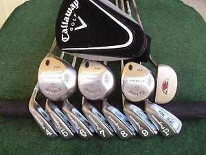 Ladies Callaway TaylorMade Irons Driver Woods Complete Golf Club Set Womens RH image 1