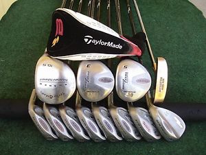 TaylorMade Golden Bear Irons Driver Woods Complete Golf Club Set Mens RH Set image 1