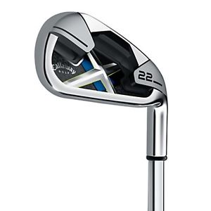 Left Hand Callaway Golf Clubs X-22 3-Pw Iron Set Uniflex Steel Men Value image 1